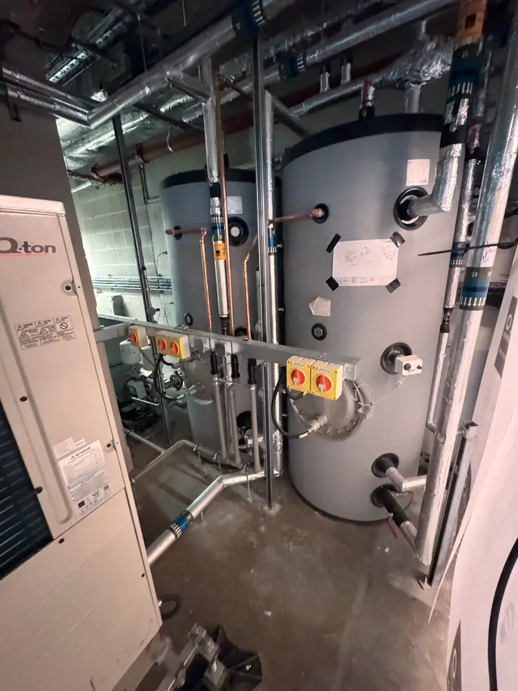 North West Renewables Manchester - Decarb Shower Block Centre City Plant Room